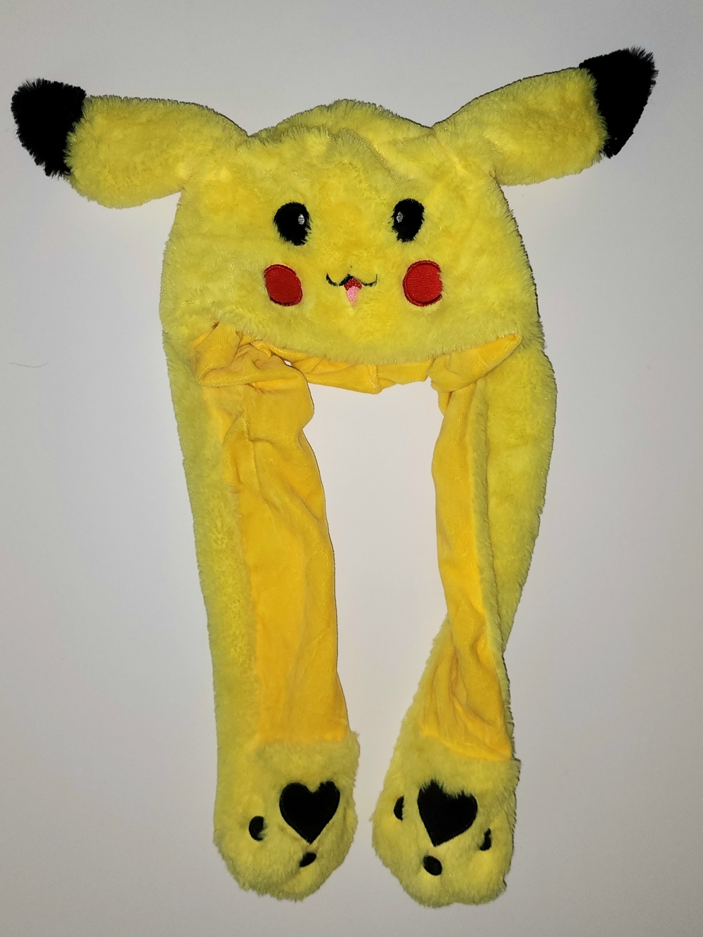 Pokemon Pikachu Plush Hat with Ear Flaps - Kids Toy